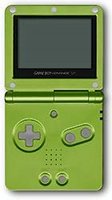 Lime Green Gameboy Advance SP System